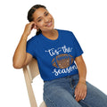 'Tis The Season Football T‑Shirt — Sparkling Rhinestone Game Day Tee