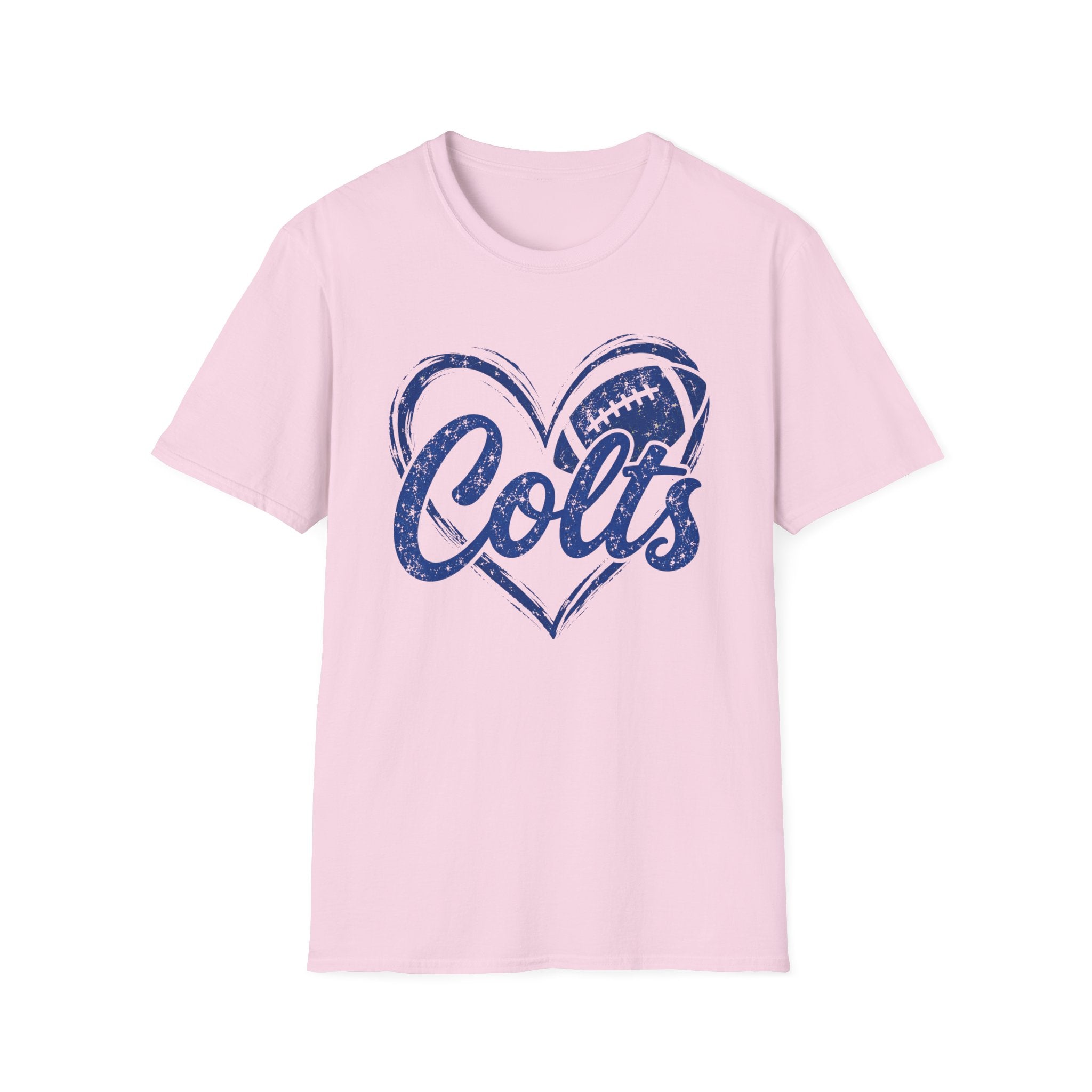 Colts Heart Football T-Shirt — Vintage Style Team Fan Tee