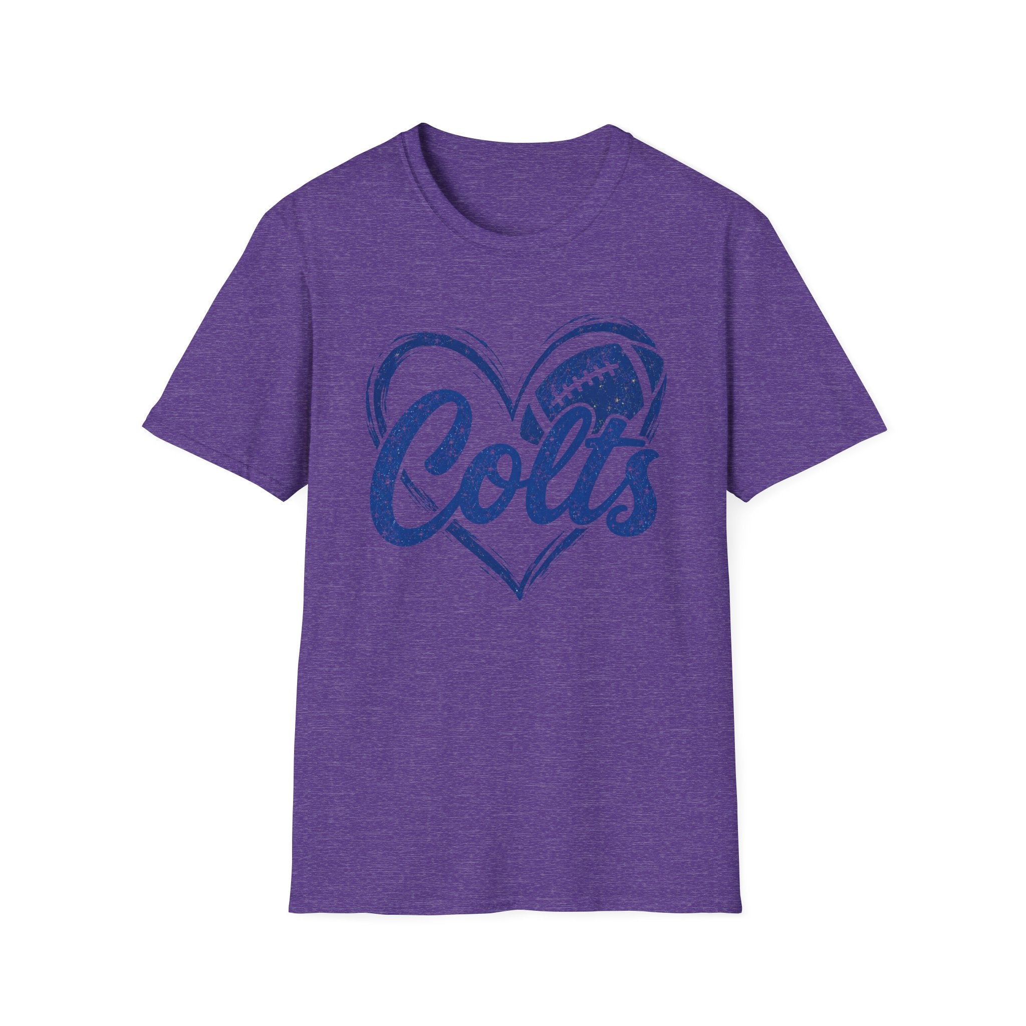 Colts Heart Football T-Shirt — Vintage Style Team Fan Tee