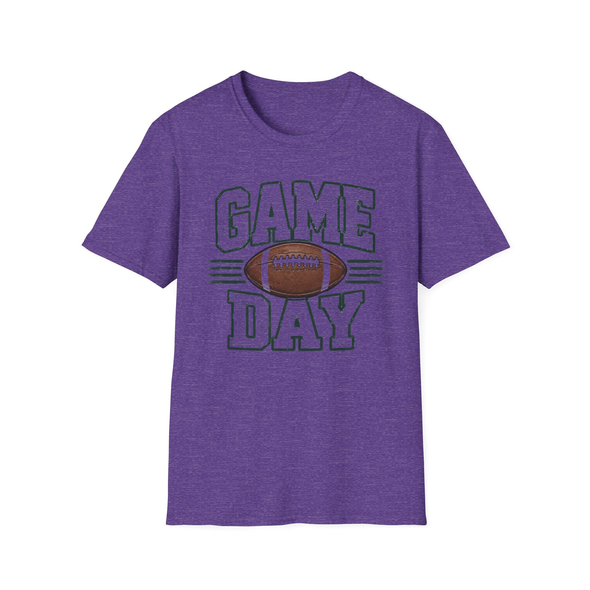 Game Day Football T-Shirt — Retro Helmet & Ball Sports Tee