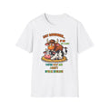 Cowpile Humor T-Shirt — "Just Remember… If He Get Caught" Cute Farm Animal Tee