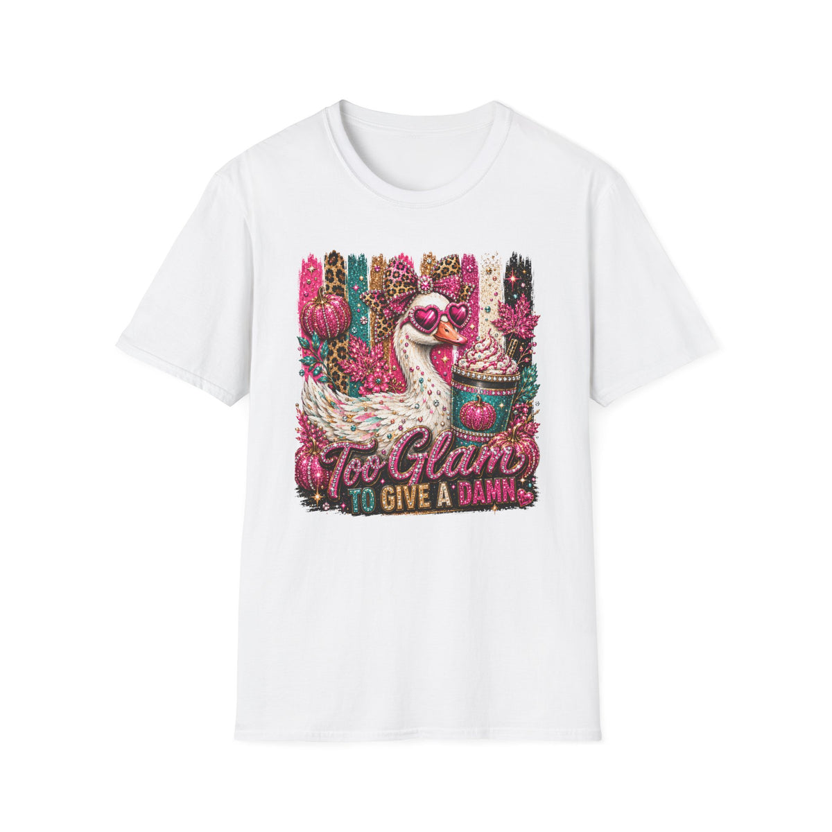 Too Glam To Give a Damn Flamingo T-Shirt