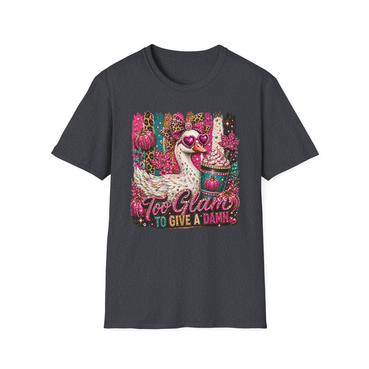 Too Glam To Give a Damn Flamingo T-Shirt
