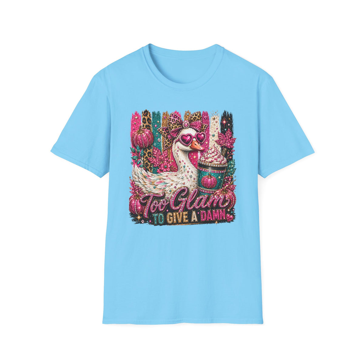 Too Glam To Give a Damn Flamingo T-Shirt