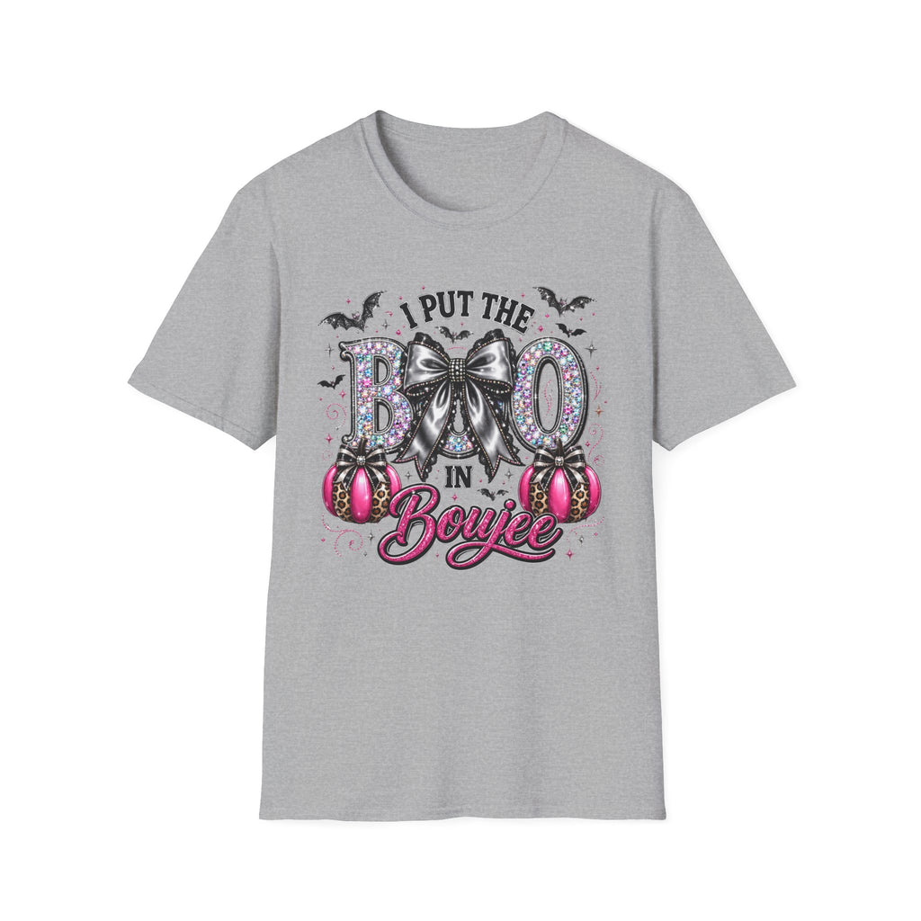 Boo in a Bow T-Shirt — I Put the Boo in Bowie Halloween Graphic Tee