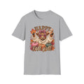 Happy Fall Y'all T-Shirt — Cute Cow in Sweater Autumn Tee