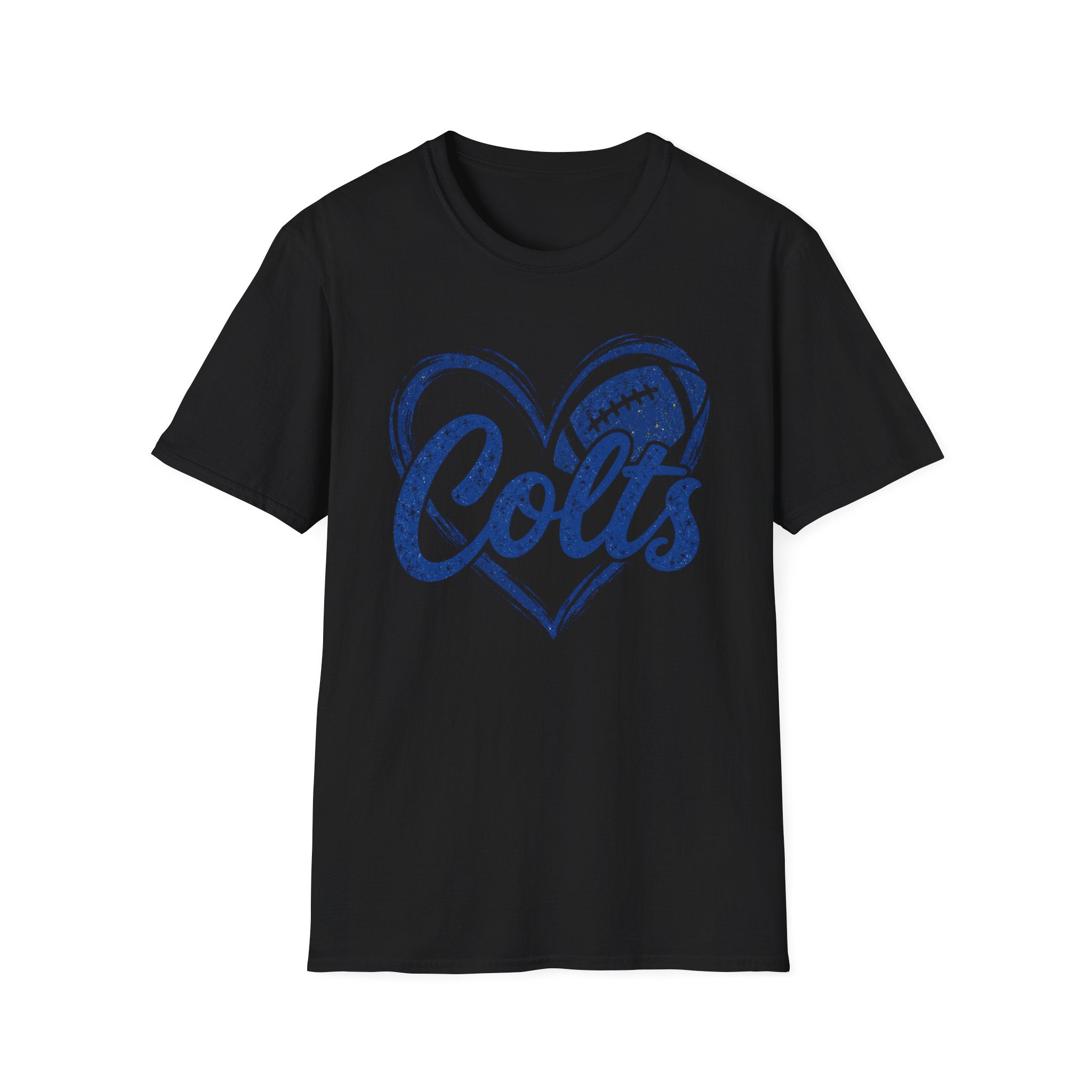 Colts Heart Football T-Shirt — Vintage Style Team Fan Tee