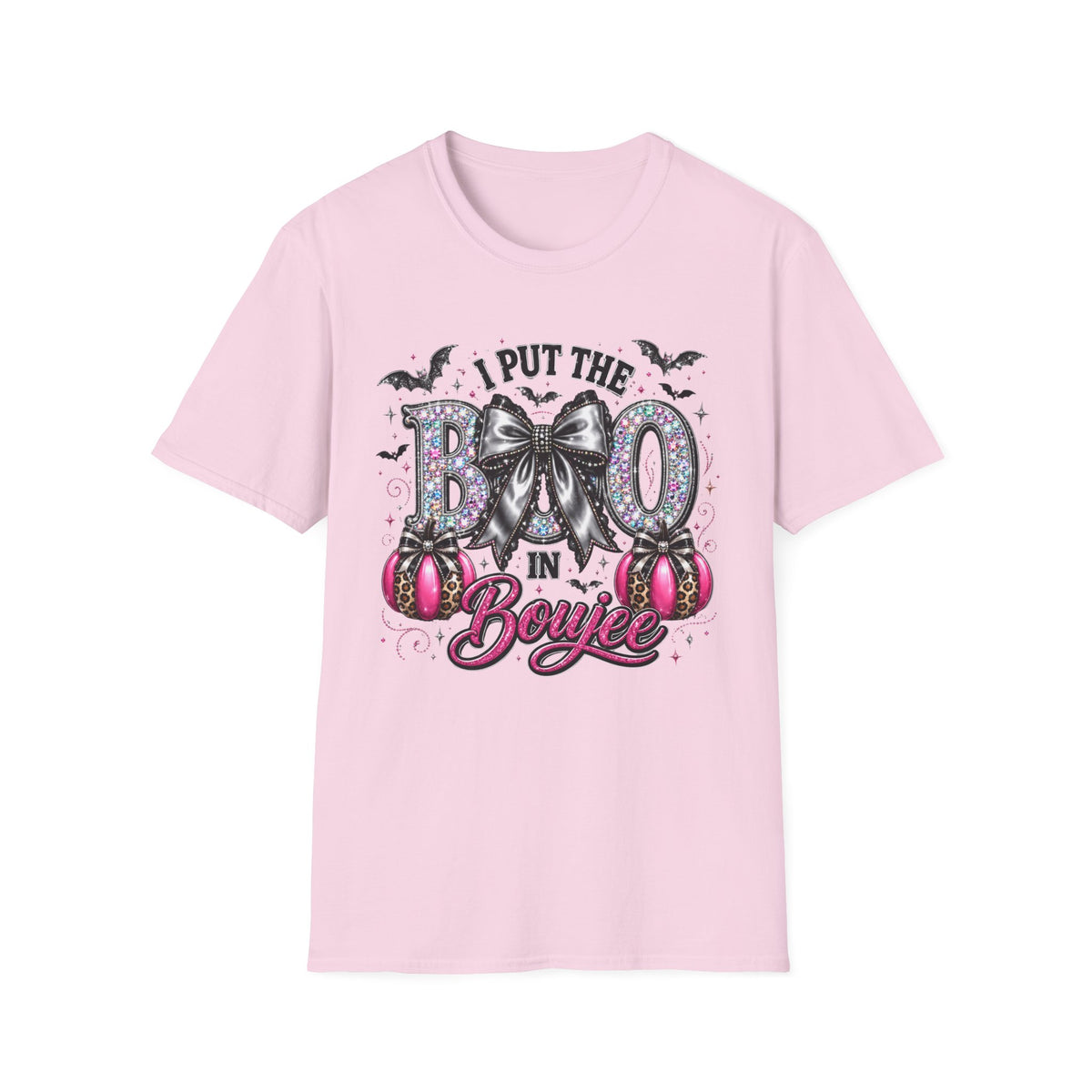 Boo in a Bow T-Shirt — I Put the Boo in Bowie Halloween Graphic Tee