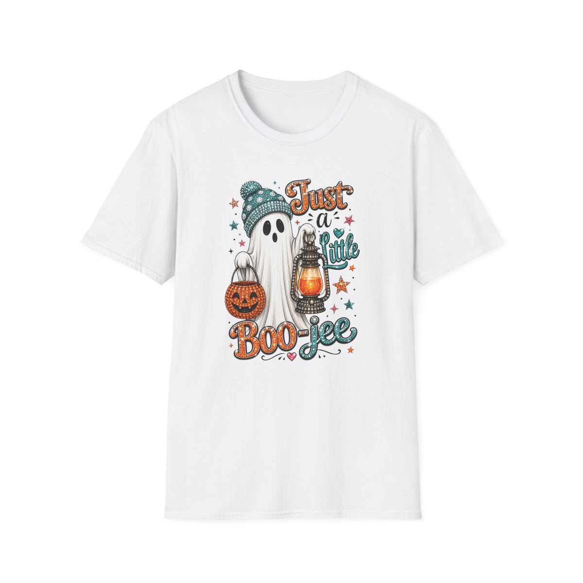 Just a Little Boo-tee T-Shirt — Cute Ghost Halloween Graphic Tee
