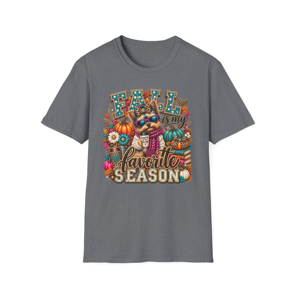 Fall Is My Favorite Season T-Shirt — Cute Raccoon Pumpkin Autumn Graphic Tee