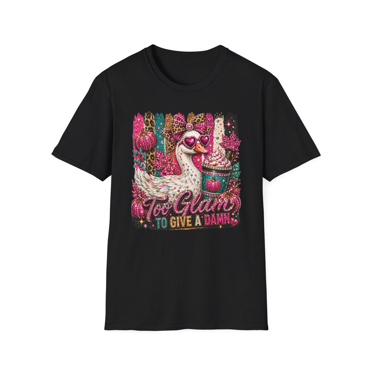 Too Glam To Give a Damn Flamingo T-Shirt