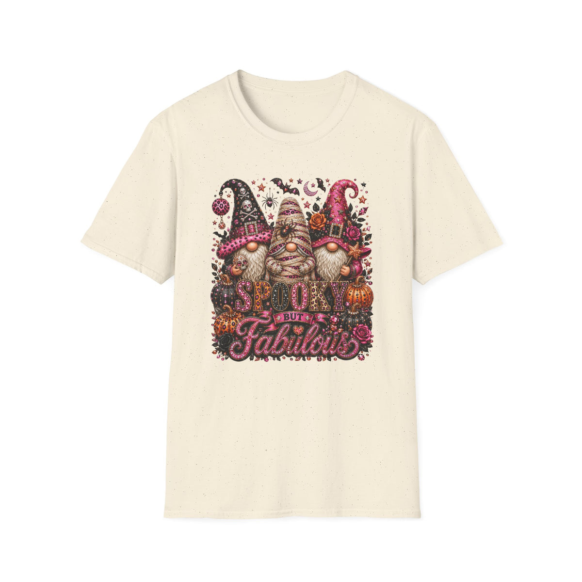 Gnome Trio Halloween T‑Shirt — 'Fabulous' Spooky Pumpkin Gnomes