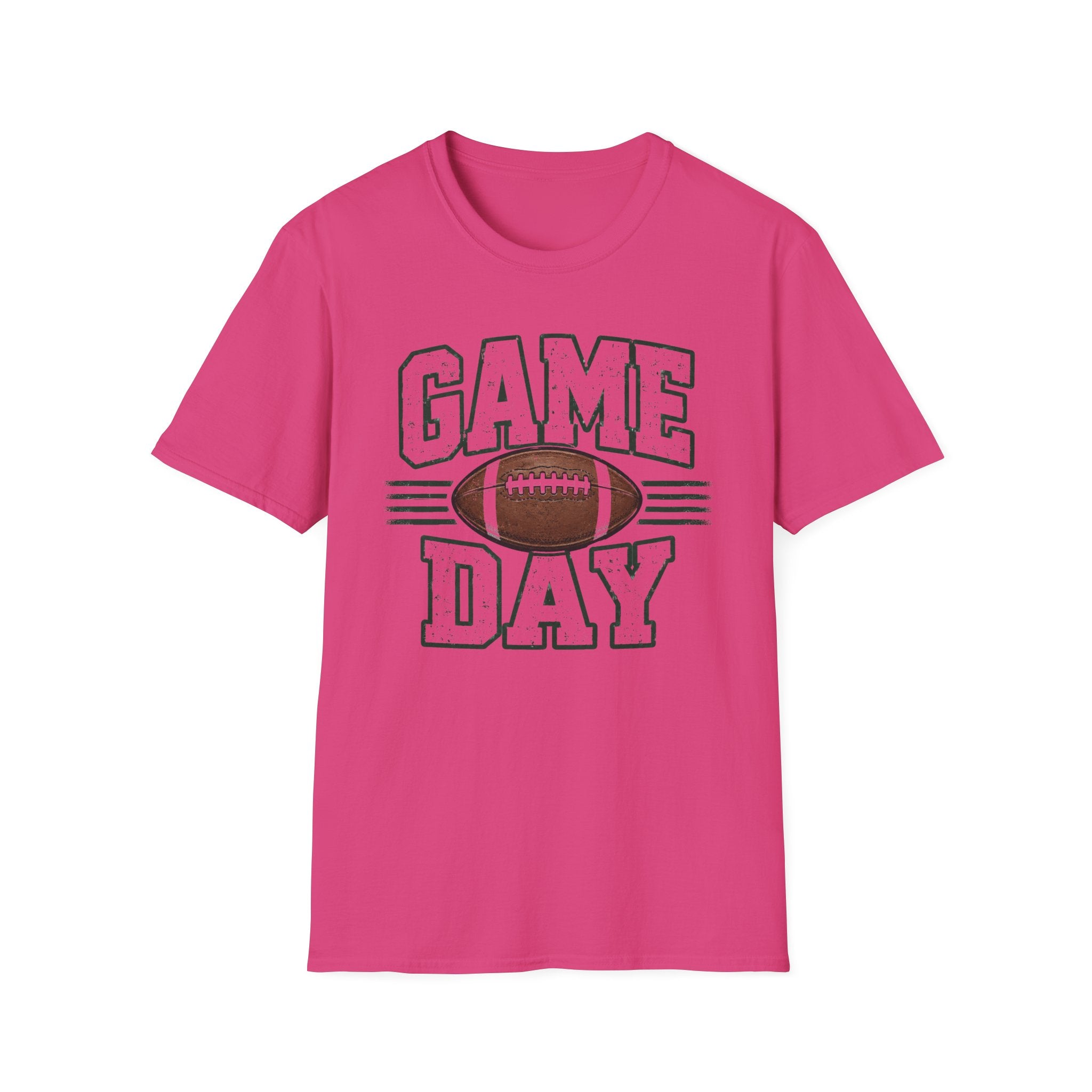 Game Day Football T-Shirt — Retro Helmet & Ball Sports Tee