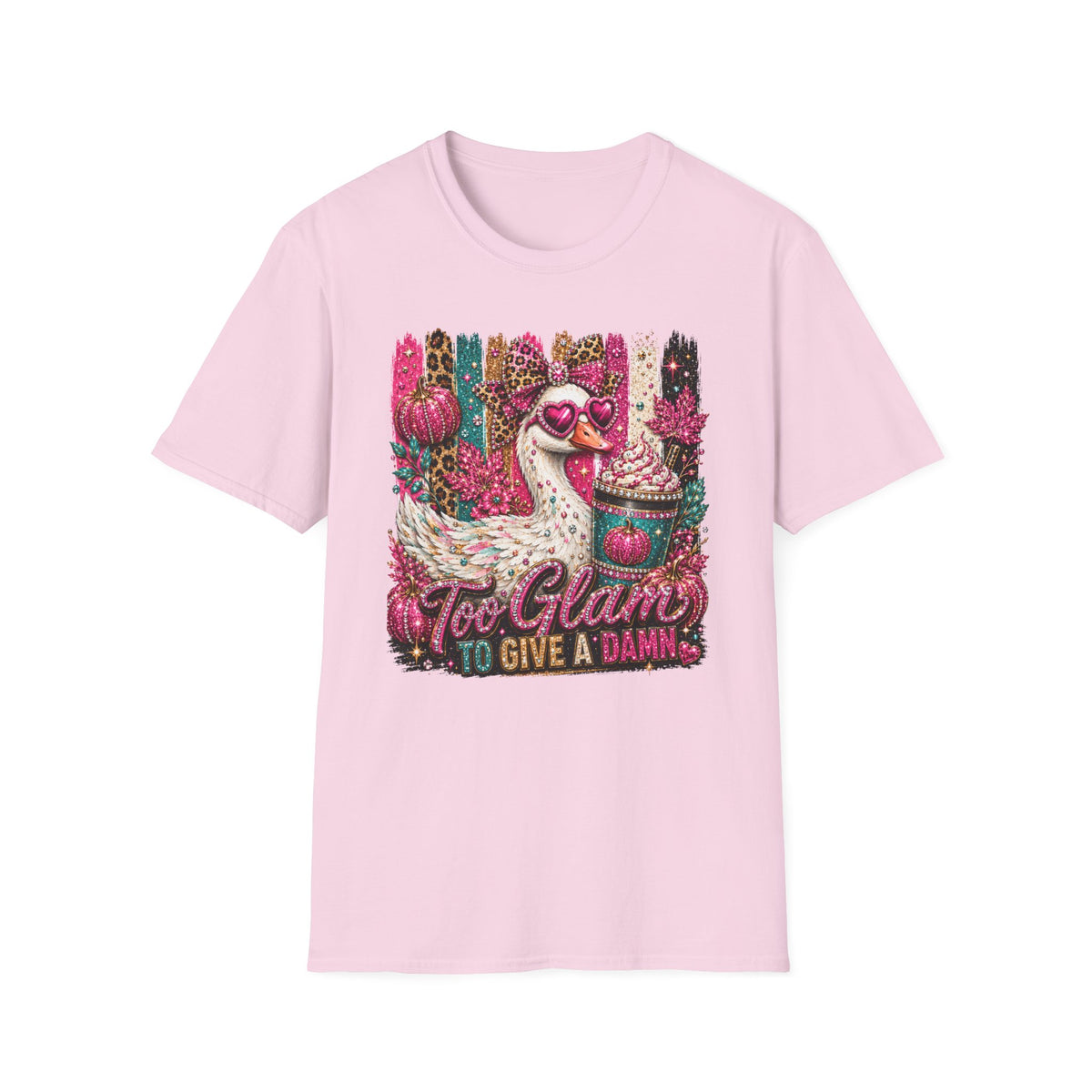 Too Glam To Give a Damn Flamingo T-Shirt