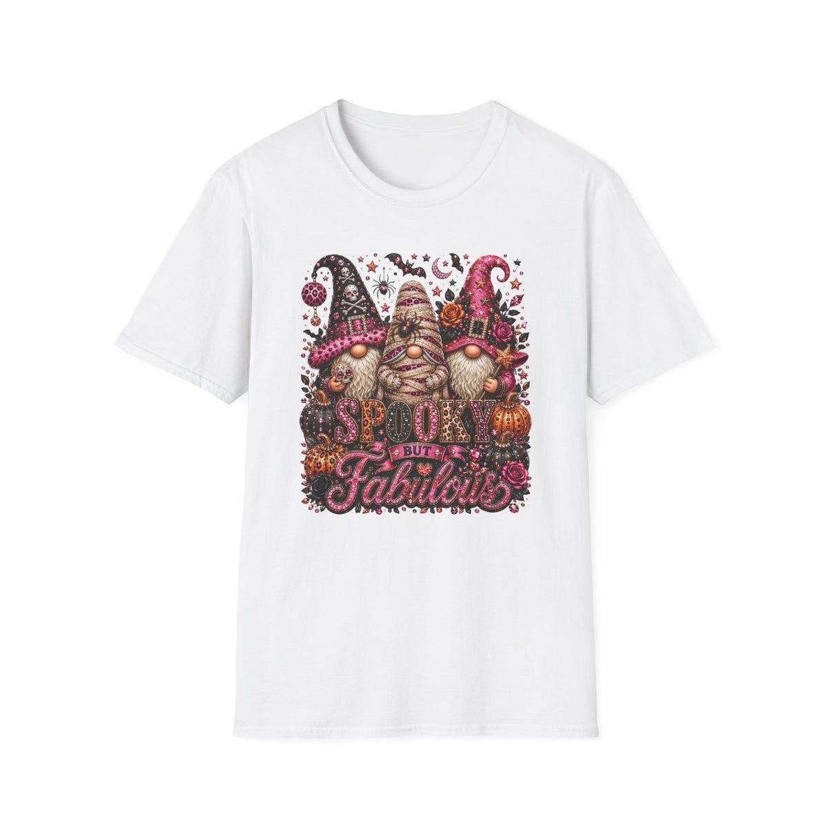 Gnome Trio Halloween T‑Shirt — 'Fabulous' Spooky Pumpkin Gnomes