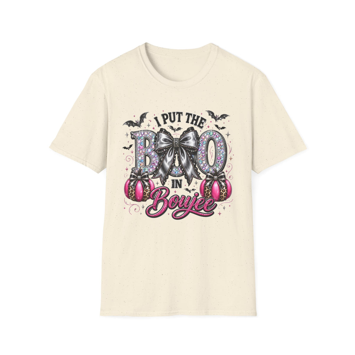 Boo in a Bow T-Shirt — I Put the Boo in Bowie Halloween Graphic Tee