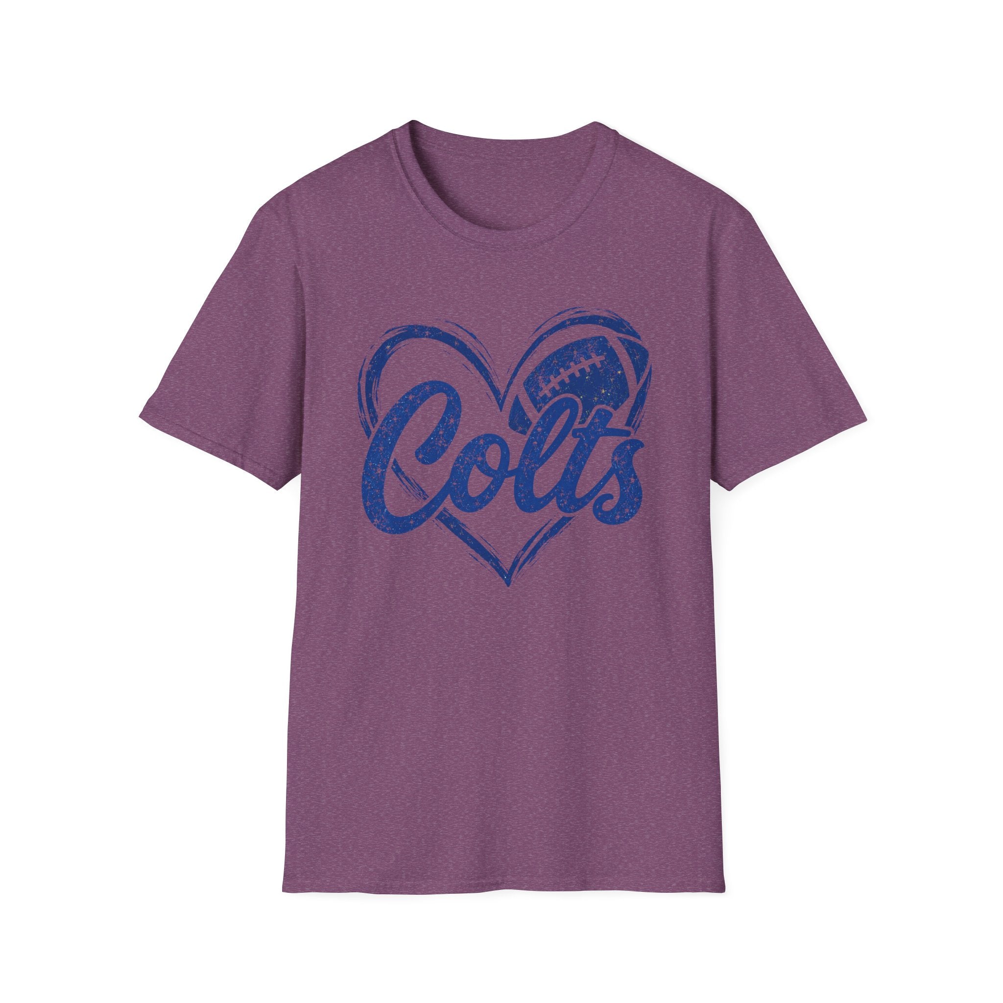 Colts Heart Football T-Shirt — Vintage Style Team Fan Tee