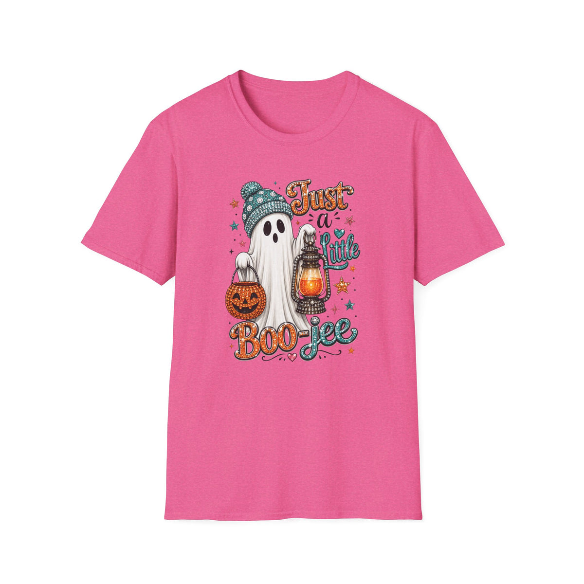 Just a Little Boo-tee T-Shirt — Cute Ghost Halloween Graphic Tee