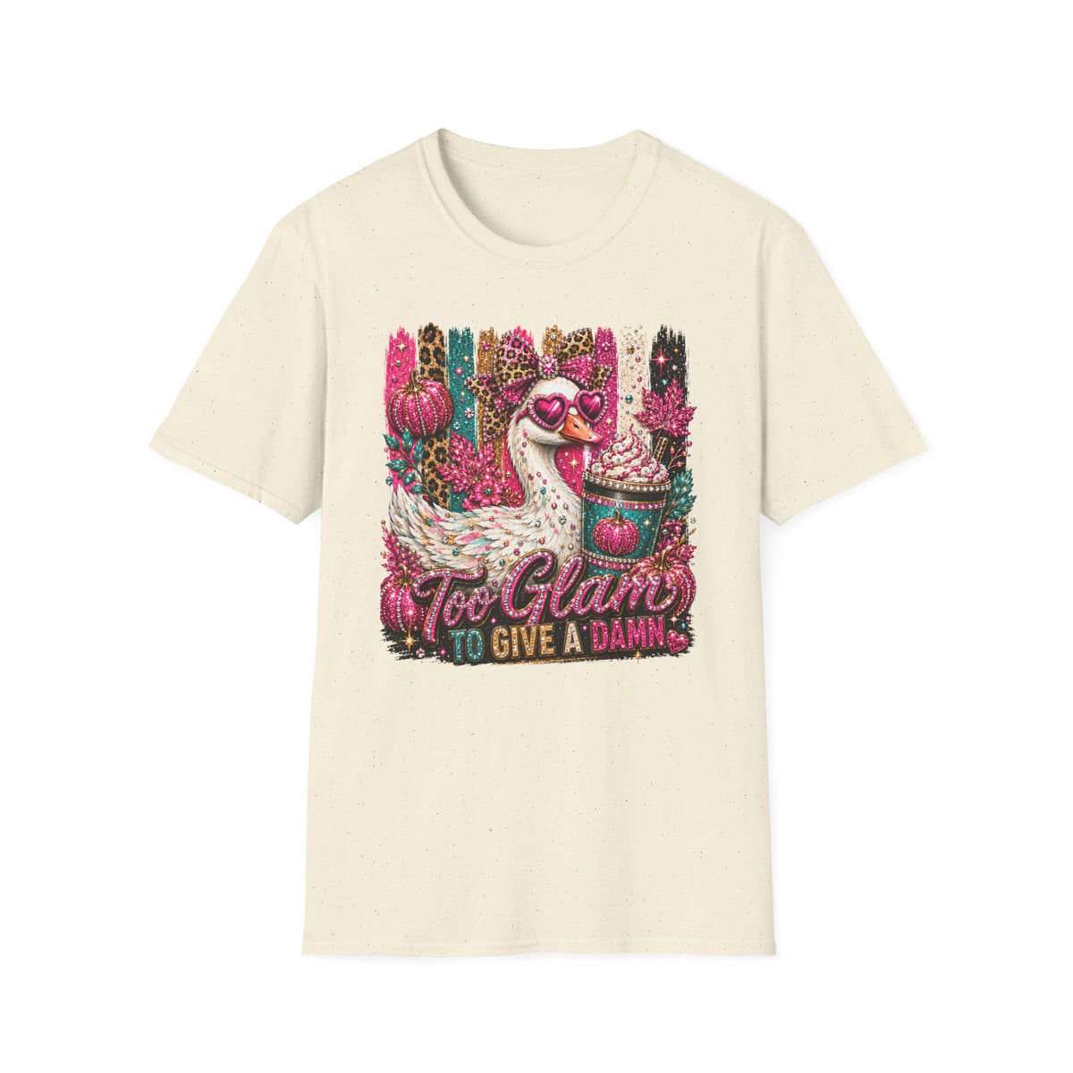 Too Glam To Give a Damn Flamingo T-Shirt