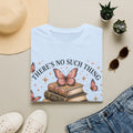 Book Lover T-Shirt — "There's No Such Thing as Too Many Books" Vintage Butterfly Design