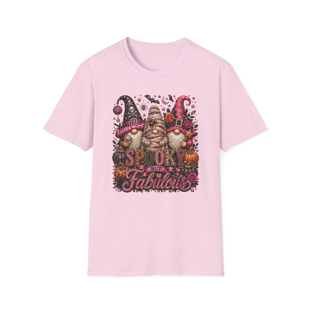 Gnome Trio Halloween T‑Shirt — 'Fabulous' Spooky Pumpkin Gnomes