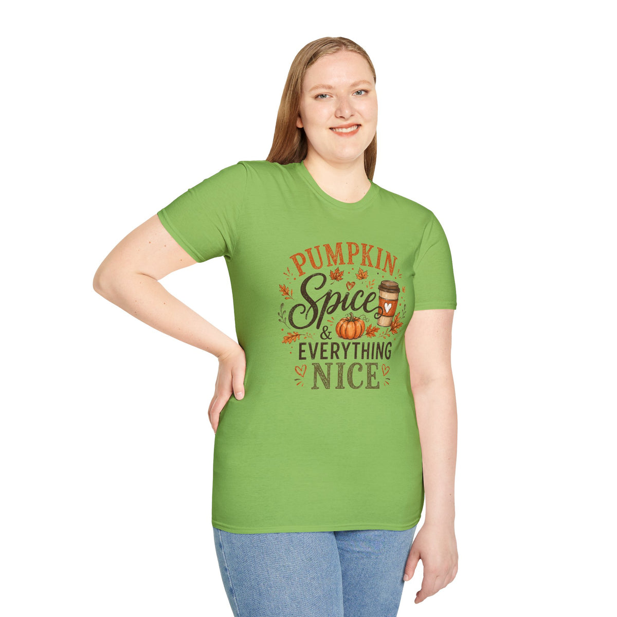 Pumpkin Spice T-Shirt — "Pumpkin Spice & Everything Nice" Fall Graphic Tee