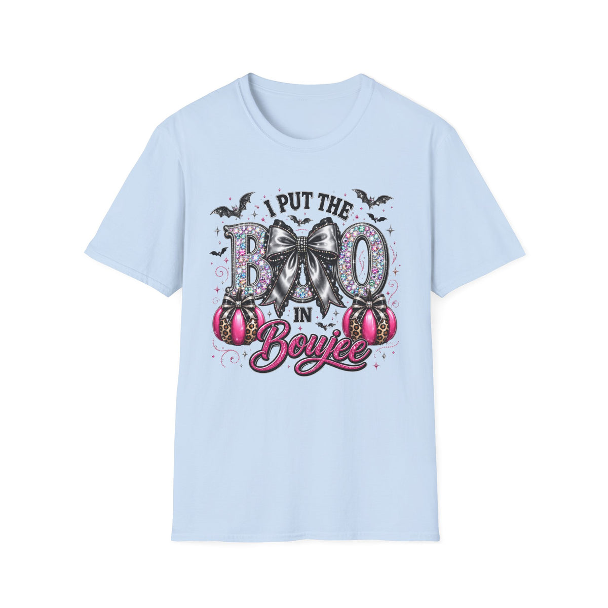 Boo in a Bow T-Shirt — I Put the Boo in Bowie Halloween Graphic Tee